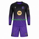 Camisolas de futebol FC Barcelona Criança Equipamento Alternativa 2026/27 Manga Comprida
